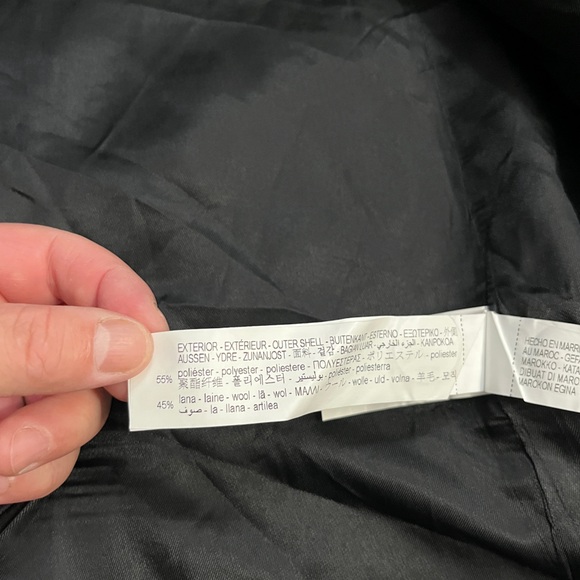 NWT - Zara Women’s Limited Edition Wool Blended Coat Dress - Size L - Picture 12 of 13